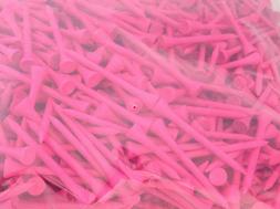 1000 Pink Colored Wooden Tees