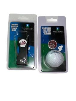 And Ball Marker  Spring Action Divot Tool