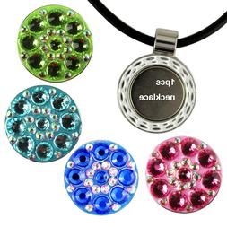 Marker With Magnetic Pendant Necklace Black Leather Cord