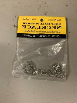Bling Golf Ball Marker Necklace