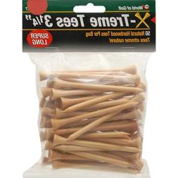 Tees - 50 Pack Natural Hardwood