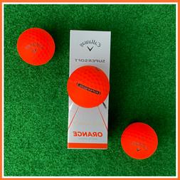 S - Orange Matte Finish -  - New 3-ball Sleeve