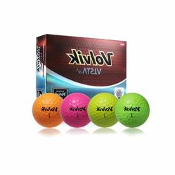 S 12 Count 95 Compression 4 Piece Golf Ball 5 Colors
